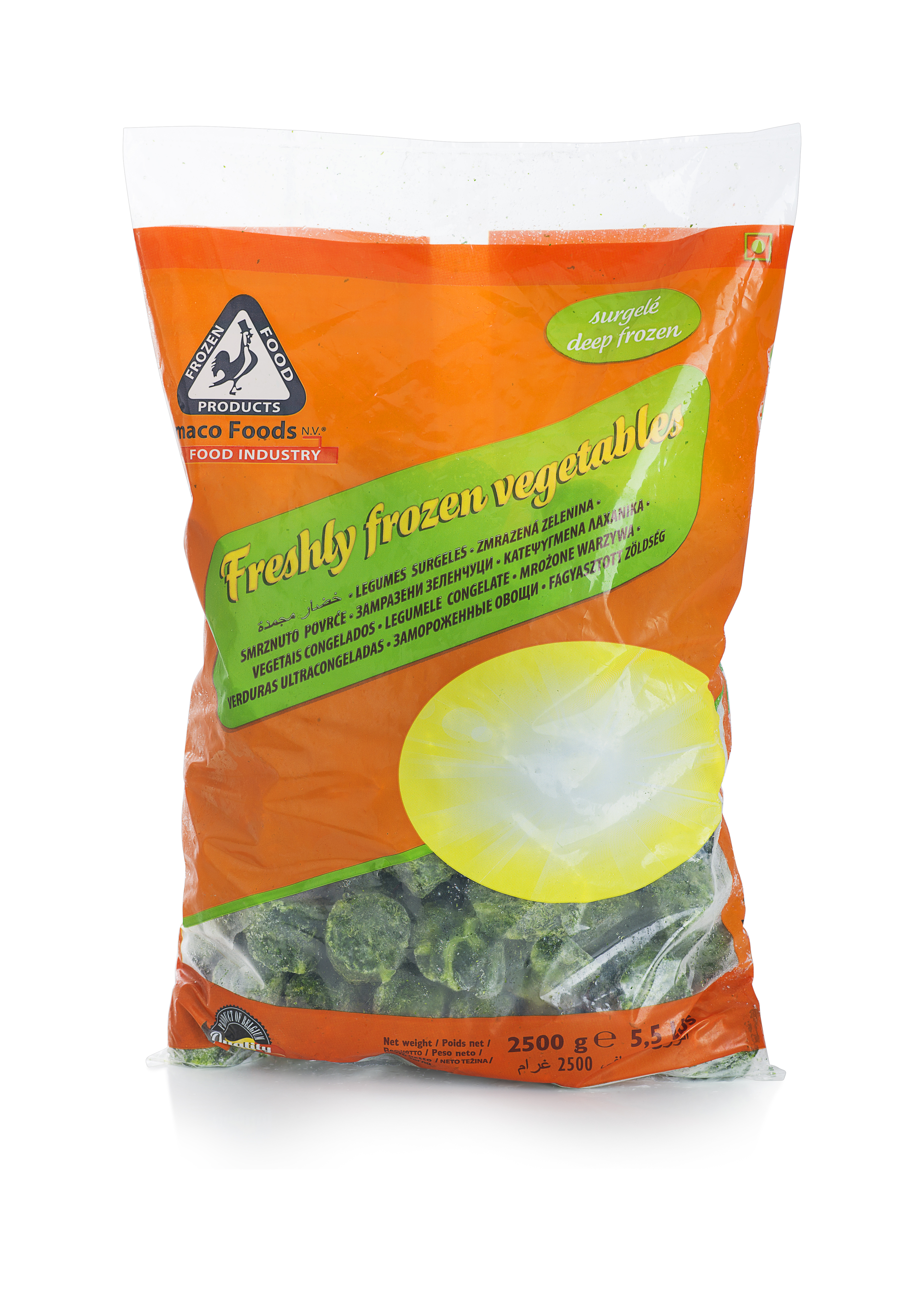 spinach damaco brand packaging