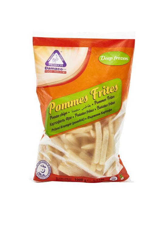 French fries 12x12mm Damaco brand packing