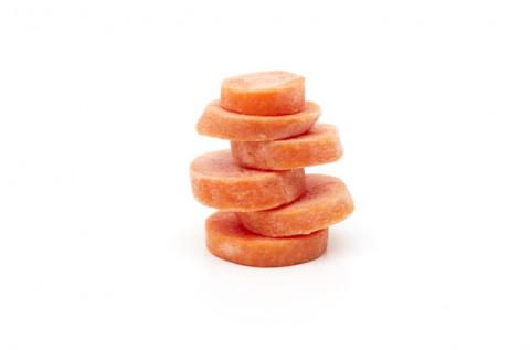 Frozen Carrot slices 4x4mm A Grade Damaco Brand